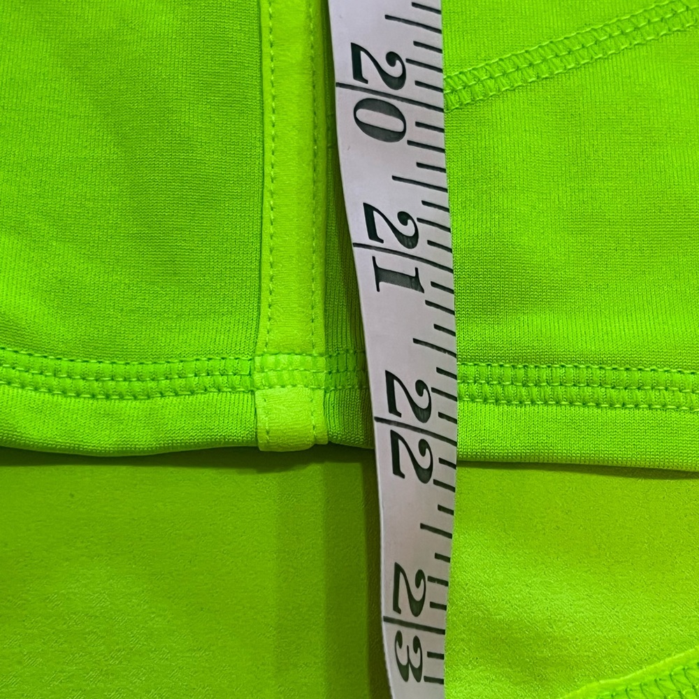 Athleta Lime Green Tech Pullover Sweater Size Large - Picture 5 of 7